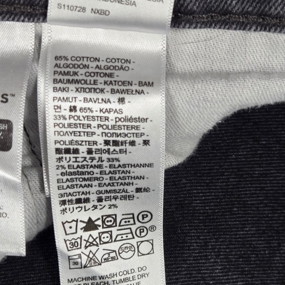 Levis 541 Athletic Taper Jeans Mens 40x30 Grey Excellent Stretch 18181-0005 - Picture 7 of 8